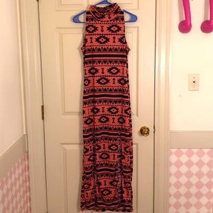 Aztec maxi dress